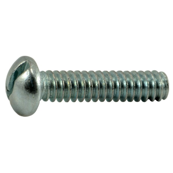 Midwest Fastener #4-40 x 1/2 in Slotted Round Machine Screw, Zinc Plated Steel, 65 PK 62163 - main